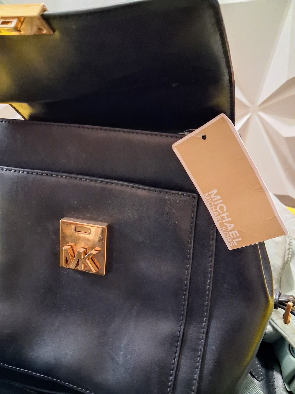 Michael Kors Mindy Medium Flap Backpack - Picture 3 of 5